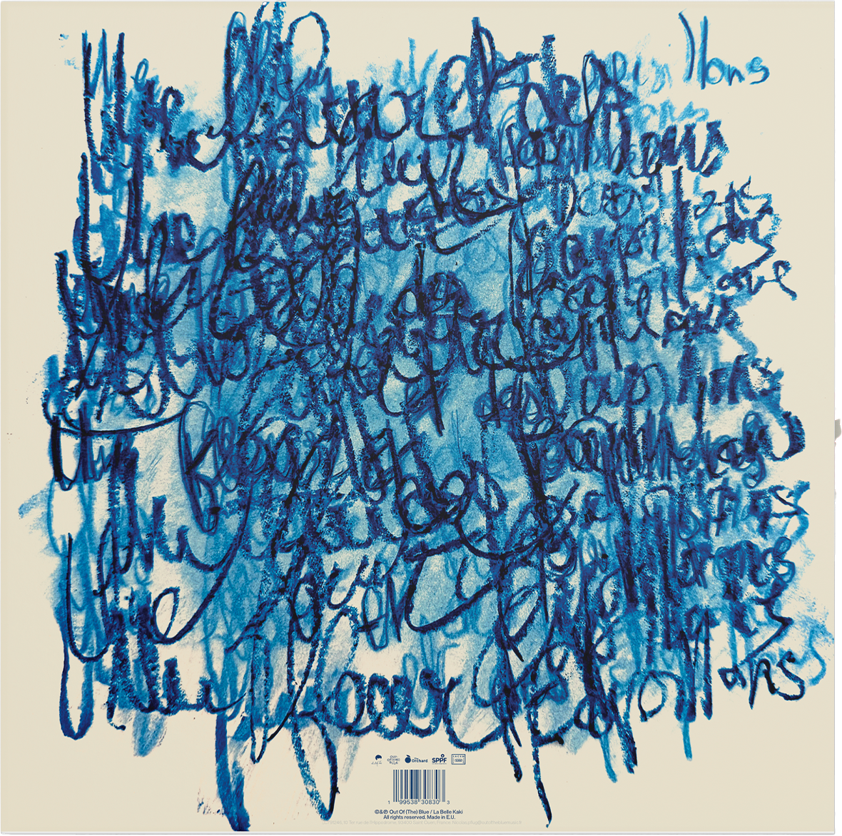 Vinyle "Une fleur et des papillons"