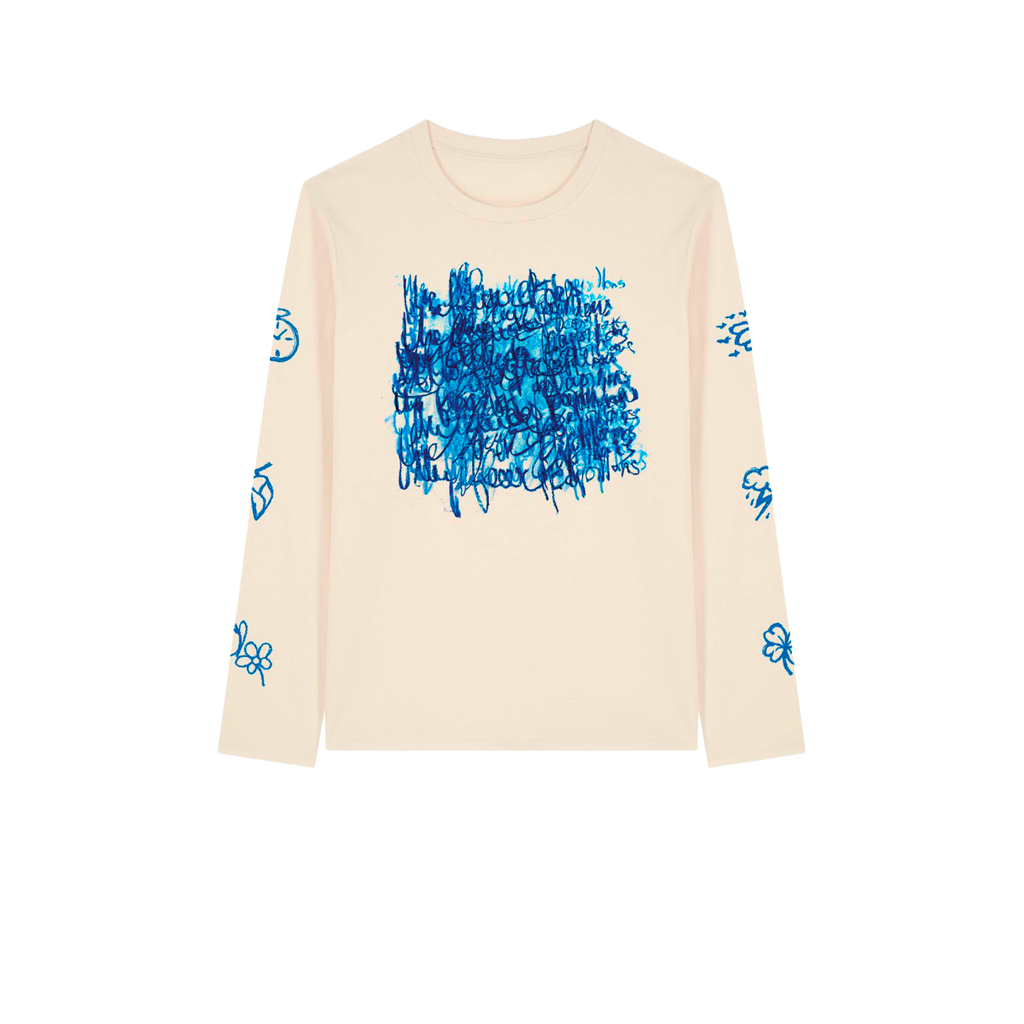 Longsleeve "Une fleur et des papillons"